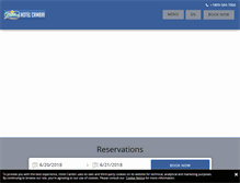 Tablet Screenshot of hotelcambri.com